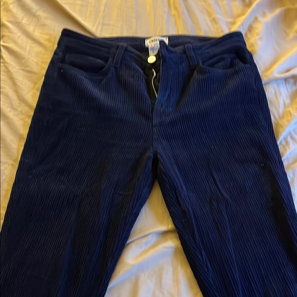 Women's Blue Corduroy Pants